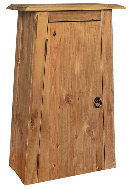 Badkamerwandkast 42X23X70 Cm Gerecycled Massief Grenenhout