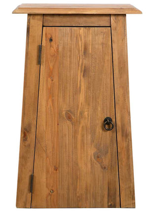 Badkamerwandkast 42X23X70 Cm Gerecycled Massief Grenenhout