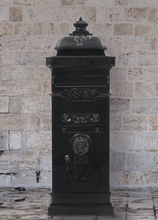 Pilaar Brievenbus Vintage Stijl Roestbestendig Aluminium