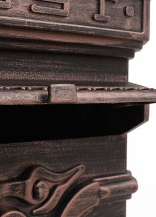 Pilaar Brievenbus Vintage Stijl Roestbestendig Aluminium