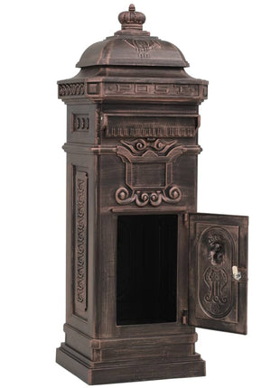 Pilaar Brievenbus Vintage Stijl Roestbestendig Aluminium