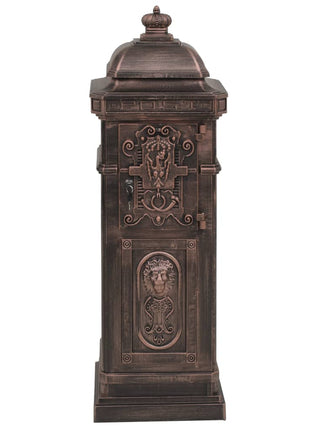 Pilaar Brievenbus Vintage Stijl Roestbestendig Aluminium
