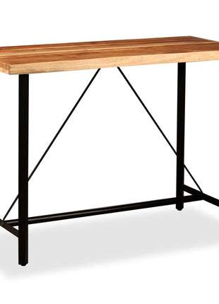 7-Delige Barset Massief Acaciahout En Gerecycled Hout