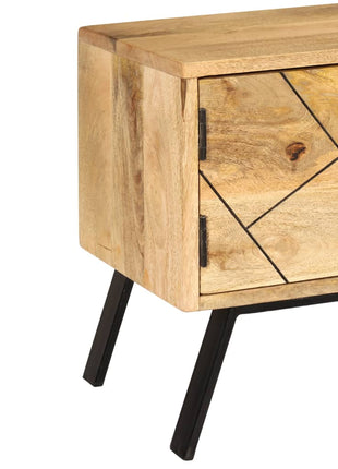 Tv-Meubel 140X30X40 Cm Massief Mangohout
