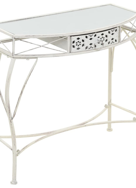 Bijzettafel Franse Stijl 82X39X76 Cm Metaal Kleurig