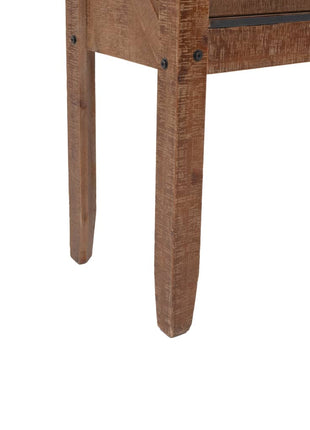Wandtafel 131X35,5X75 Cm Massief Vurenhout Bruin