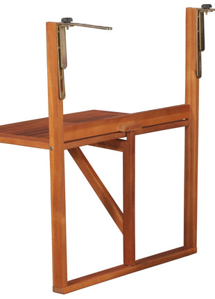 Balkontafel Hangend 64,5X44X80 Cm Massief Acaciahout