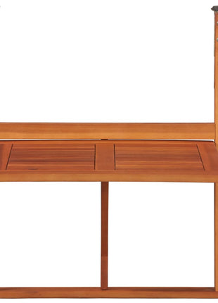 Balkontafel Hangend 64,5X44X80 Cm Massief Acaciahout