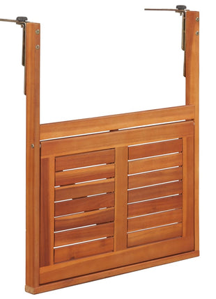Balkontafel Hangend 64,5X44X80 Cm Massief Acaciahout