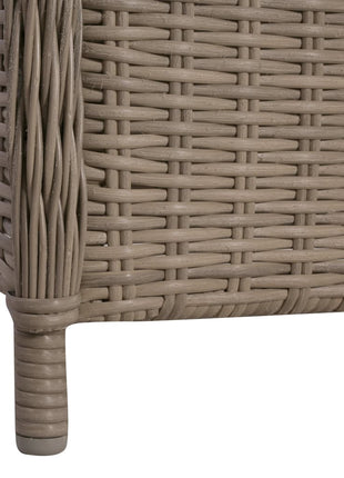 Tuinstoelen 2 st met kussens poly rattan bruin