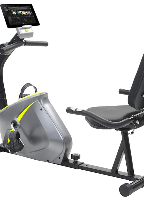 Ligfiets hometrainer magnetisch met hartslagmeter