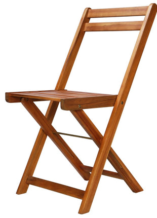 Bistrostoelen 2 st massief acaciahout