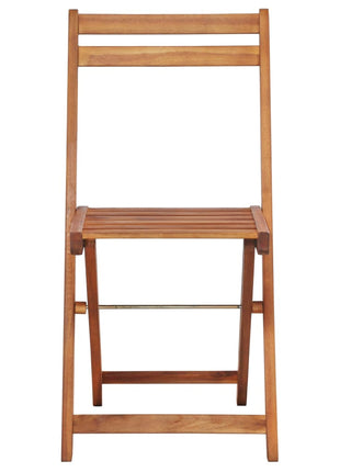 Bistrostoelen 2 st massief acaciahout