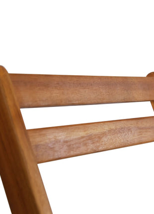 Bistrostoelen 2 st massief acaciahout