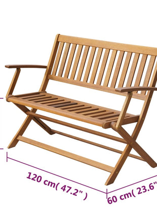 Tuinbank 120 Cm Massief Acaciahout Naturel