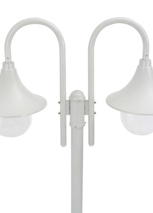 Paalverlichting Tuin E27 220 Cm Aluminium 2-Delig