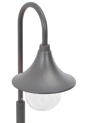 Paalverlichting tuin E27 120 cm aluminium brons