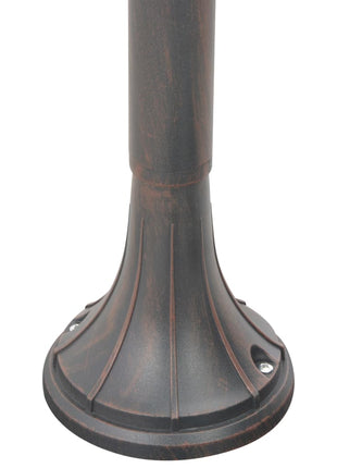 Paalverlichting tuin E27 120 cm aluminium brons
