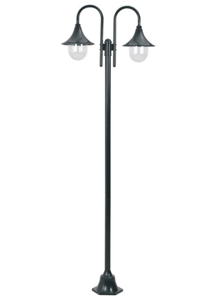 Paalverlichting Tuin E27 220 Cm Aluminium 2-Delig