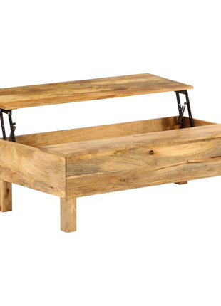 Salontafel 110X55X35 Cm Massief Mangohout