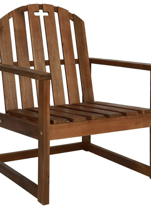 Tuinstoelen 2 st massief acaciahout