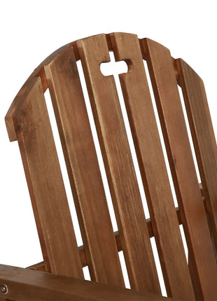 Tuinstoelen 2 st massief acaciahout