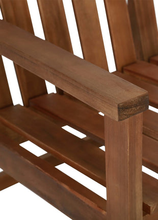 Tuinstoelen 2 st massief acaciahout