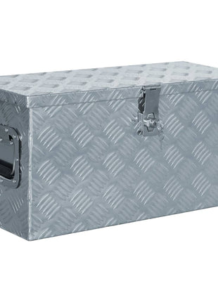 Opbergbox 90X47X33,5 Cm Aluminium Kleurig Zilver