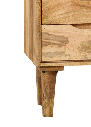 Nachtkastje 40X30X59,5 Cm Massief Mangohout