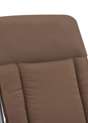 Tuinstoelen met kussen inklapbaar 2 st bruin
