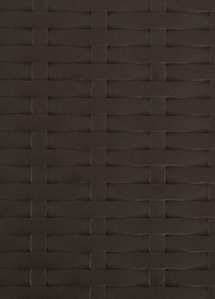 Barstoelen inklapbaar 2 st rattan look HDPE en staal bruin