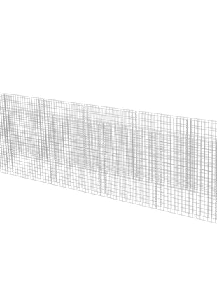 Gabion plantenbak verhoogd 450x90x100 cm gegalvaniseerd staal