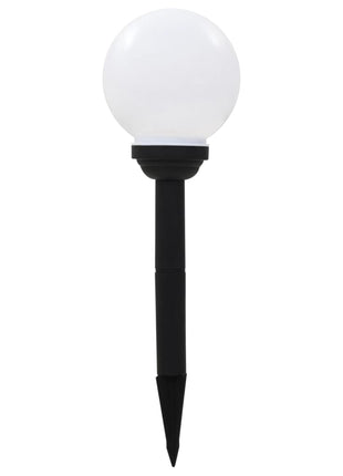 LED-solarlampen rond 15 cm RGB 4 st