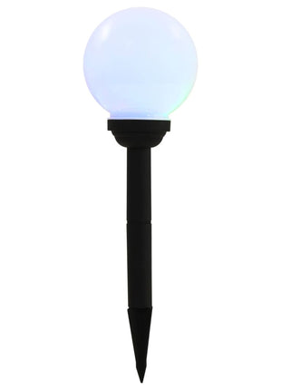 LED-solarlampen rond 15 cm RGB 4 st