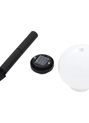 LED-solarlampen rond 15 cm RGB 4 st