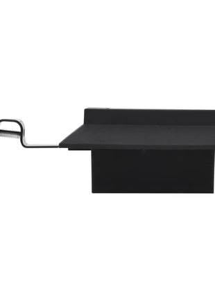 LED-solarlampen vierkant 12 cm zwart 6 st