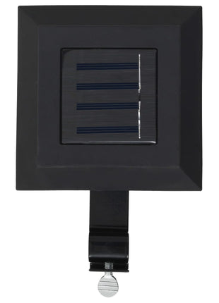 LED-solarlampen vierkant 12 cm zwart 6 st
