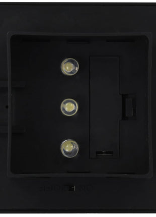 LED-solarlampen vierkant 12 cm zwart 6 st