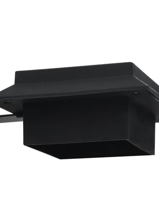 LED-solarlampen vierkant 12 cm zwart 6 st