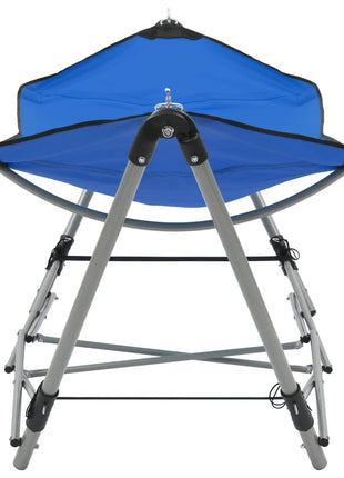 Hangmat met inklapbare standaard blauw
