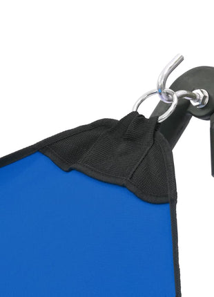 Hangmat met inklapbare standaard blauw