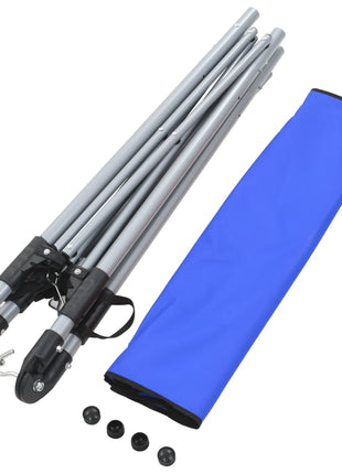 Hangmat met inklapbare standaard blauw