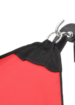Hangmat met inklapbare standaard rood