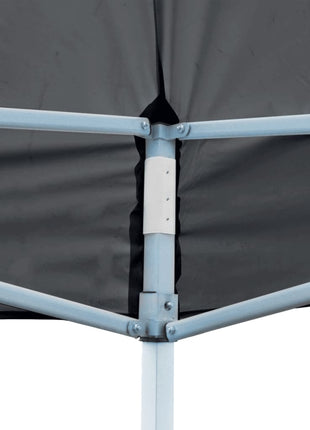 Partytent Pop-Up Inklapbaar Met Zijwanden 3X6 M Antraciet