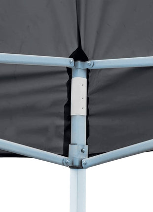 Partytent Pop-Up Inklapbaar Met Zijwanden 3X6 M Antraciet