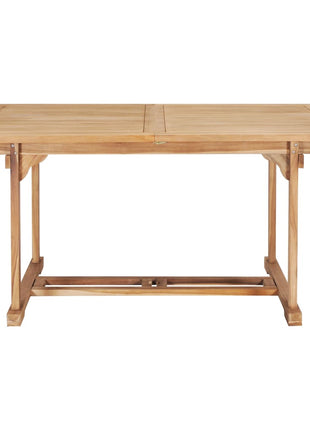 7-Delige Tuinset 150-200X100X75 Cm Massief Teakhout