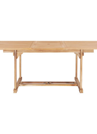 7-Delige Tuinset 150-200X100X75 Cm Massief Teakhout