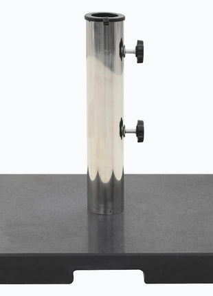 Parasolvoet vierkant 20 kg graniet zwart