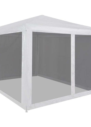 Partytent met 4 mesh zijwanden 3x3 m