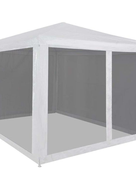 Partytent met 4 mesh zijwanden 3x3 m